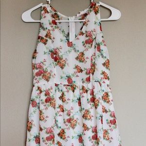 Short floral dress